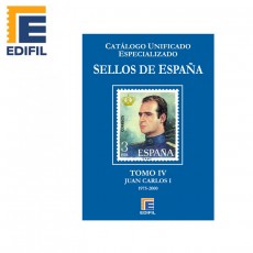 Catálogo Unificado Especializado de Sellos de España Serie Azul Tomo IV. Juan Carlos I (1975-2000)