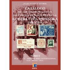 Catálogo de los sellos políticos de la zona republicana de la Guerra Civil Española (1936-1939) TOMO I, por Julio Allepuz