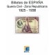 Álbum Billetes de España Guerra Civil (Zona Republicana) (1925-1938)