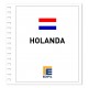 Holanda Suplemento 2012 carnés ilustrado. Color