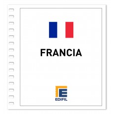 Francia 2001/2005. Juego hojas ilustrado. Color