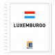 Luxemburgo 2001/2005. Juego hojas ilustrado. Color