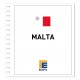 Malta 2001/2005. Juego hojas ilustrado. Color