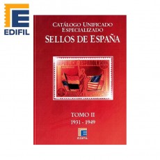 Catálogo Unificado Especializado de Sellos de España Serie Burdeos Tomo II