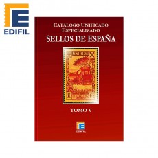 Catálogo Unificado Especializado de Sellos de España Serie Burdeos Tomo V