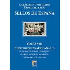 Catálogo Unificado Especializado de Sellos de España Serie Azul Tomo VIII