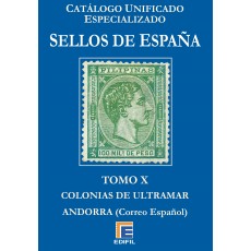 Catálogo Unificado Especializado de Sellos de España Serie Azul  Tomo X