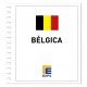 Bélgica 1981/1990 Juego hojas ilustrado