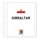 Gibraltar 1981/1990. Juego hojas ilustrado