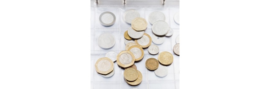 Álbumes para monedas